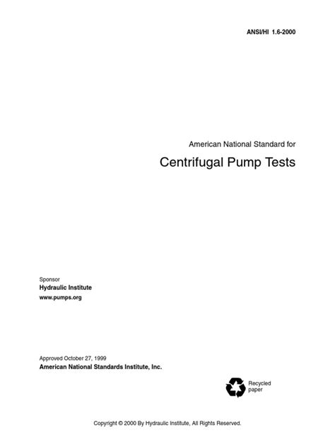 ansi hi 1.6-2000 centrifugal pump tests|hi 1.6 pdf.